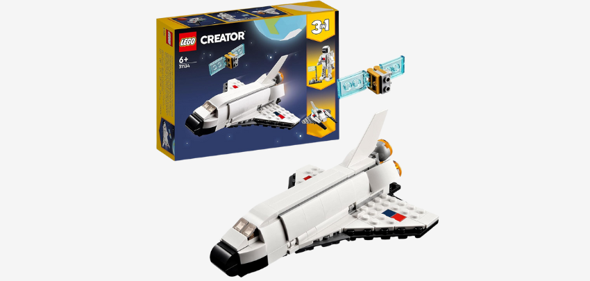 LEGO Creator Spaceshuttle für 7€ - 3-in-1 Spielzeug, für Kinder ab 6 Jahren