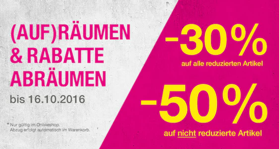 Sale bei Sportarena - 30% Extra-Rabatt auf reduzierte Artikel