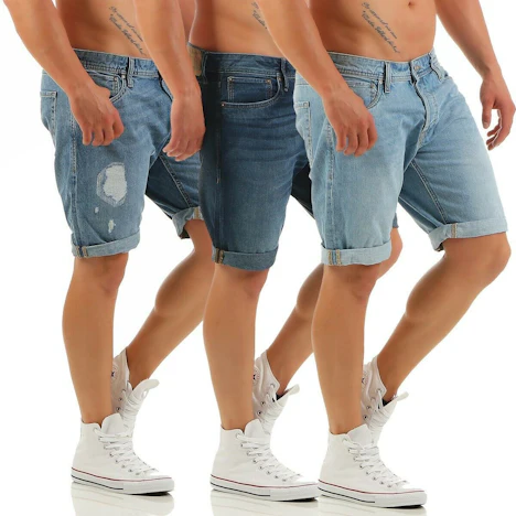 Jack & Jones Rick Original Shorts Bermuda Herren kurze Jeans für 29,50 Euro