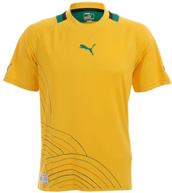 Puma Herren Südafrika Heim Replika Shirt 2010/2011 für 13€