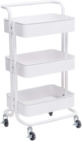 Küchenwagen mit Rollen 3 Etagen
