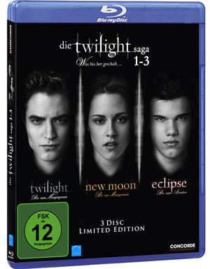 Die Twilight Saga 1-3 [Blu-Ray] für 15€ *UPDATE*