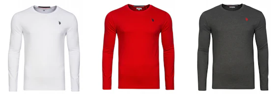 U.S. Polo Assn. Polo-Langarmshirt für 25€ – in verschiedenen Farben & Größen
