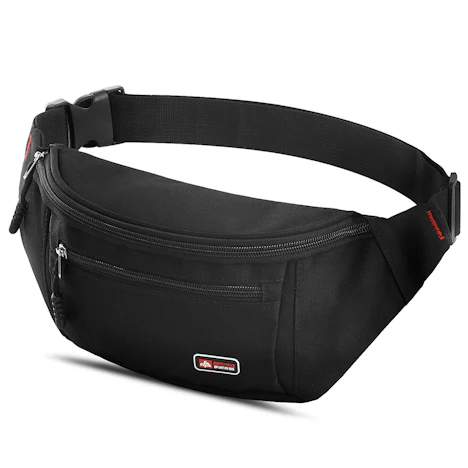 Bauchtasche für Damen und Herren Hüfttasche Gürteltasche Outdoor Groß