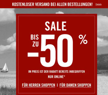 50% Sale bei Abercrombie + versandkostenfrei