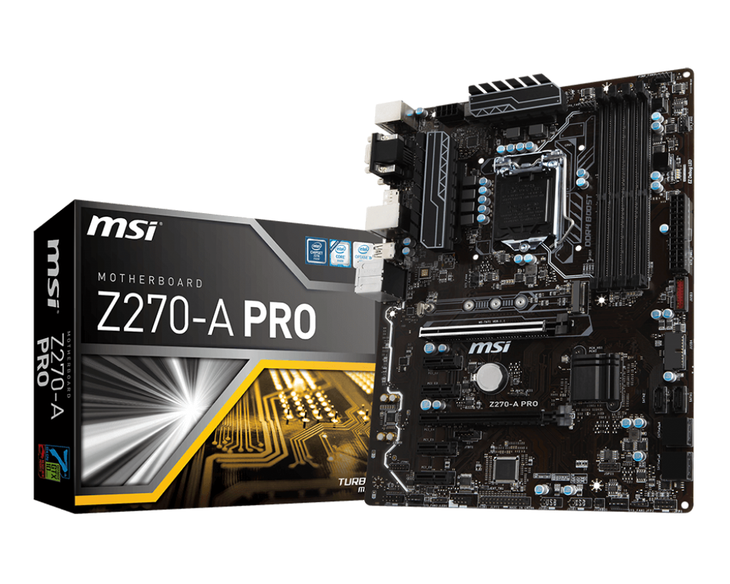 MSI Z270A Pro ATX Mainboard Sockel 1151 (Kabylake) für 89,90 EUR inkl. Versand
