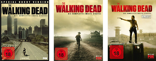 The Walking Dead Staffel 1 - 3 für jeweils 12€ als Blu-ray