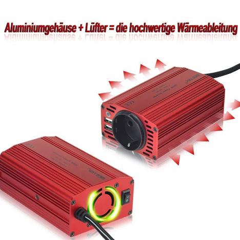 BESTEK 300W Wechselrichter für 24,99 EUR