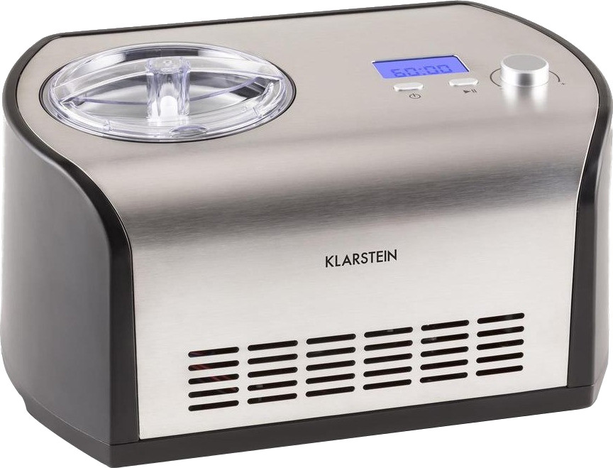 Klarstein Snowberry &amp; Choc für 139€ - 1,2l Speiseeismaschine mit 135 Watt &amp; herausnehmbarem Behälter