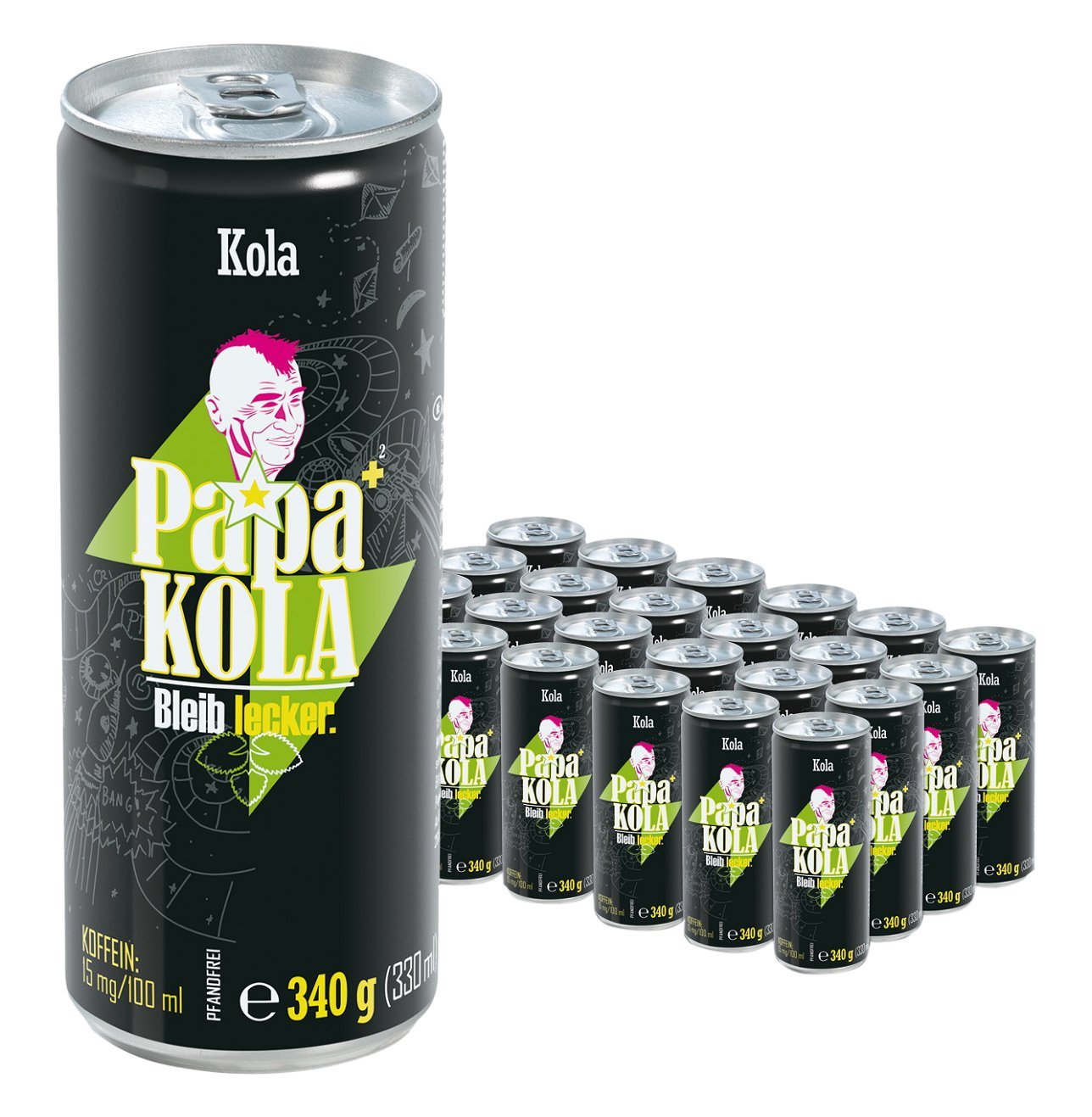 Funktionsgetränk Papa Türk (Cola, Shisha) als MHD Ware zum Spottpreis 7,99€ 24 Dosen