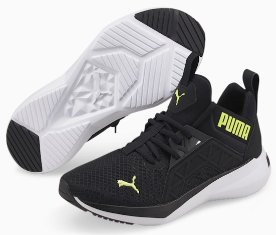Puma Softride Enzo NXT für 38€ - Herren-Lauf- und Freizeitschuh in Schwarz/Gelb, Gr. 39 bis 48,5