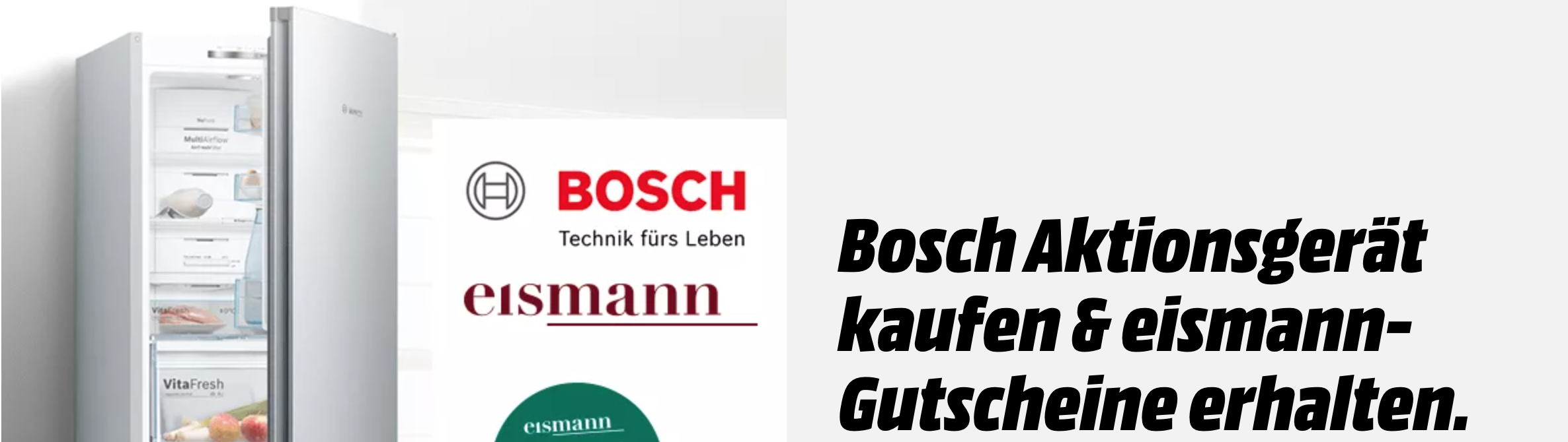 Bosch Aktionsgerät kaufen &amp; Eismann-Gutscheine erhalten – z.B. Bosch KGN 332 + 30€-Gutschein für 419€