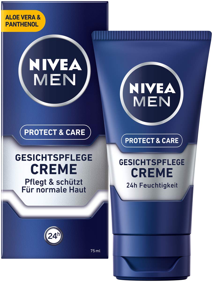 Prime- NIVEA MEN Protect &amp; Care Gesichtspflege Creme 3 x 75 ml + Gratis Multitool