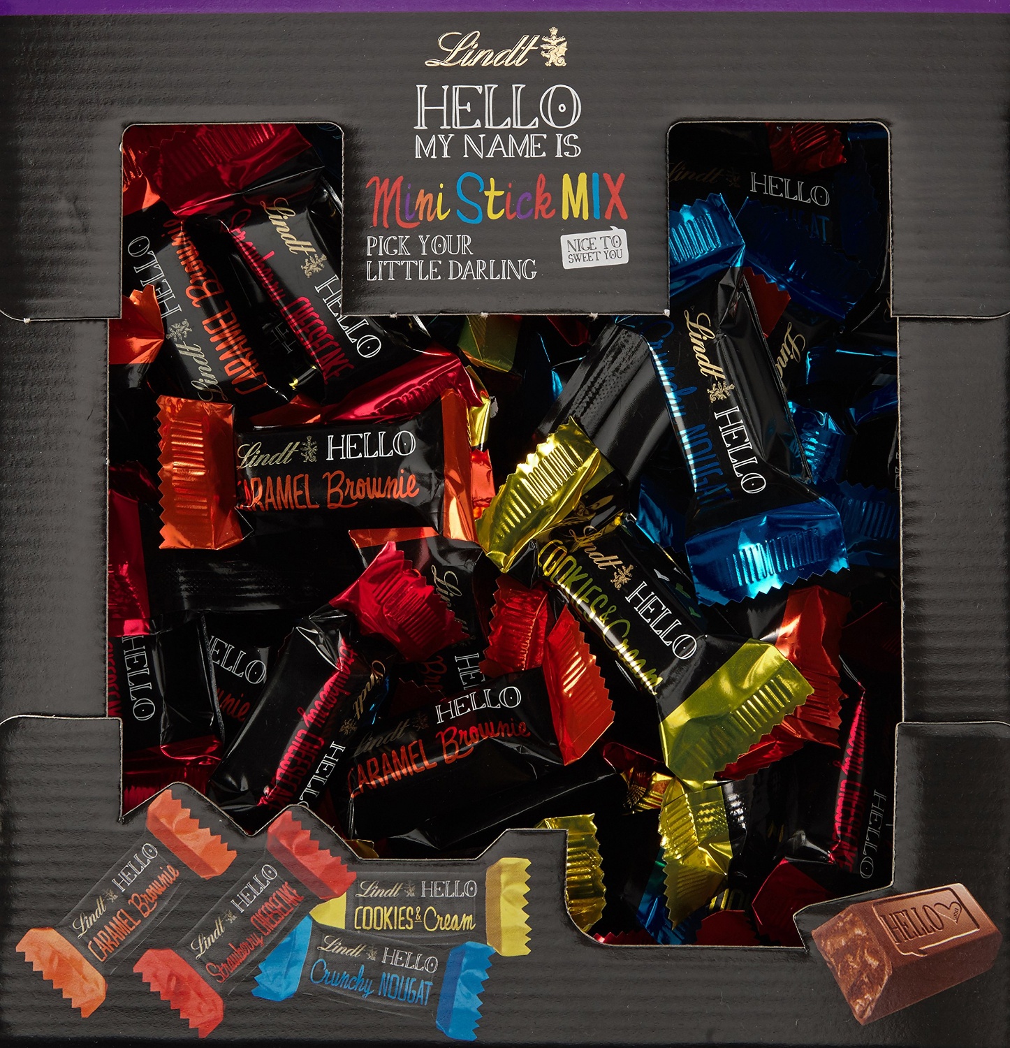 Lindt Hello Mini Mix Box (1 x 800 g) für 14,36€ - versandkostenfrei für Amazon-Prime-Mitglieder