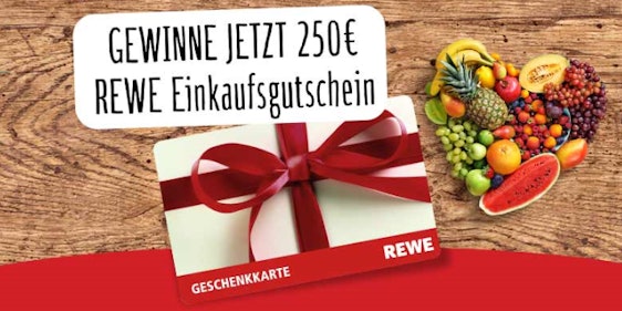 250 € REWE Gutschein gewinnen