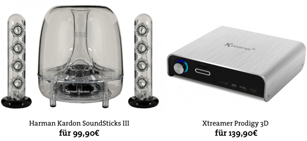 Cyber Monday bei Comtech - Harman Kardon SoundSticks III für 100€