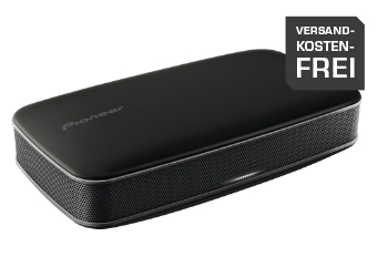 Pioneer FREEme XW-LF1-K portabler Bluetooth Lautsprecher (360 Grad Sound-Design, Echt-Leder Oberfläche) für 79€