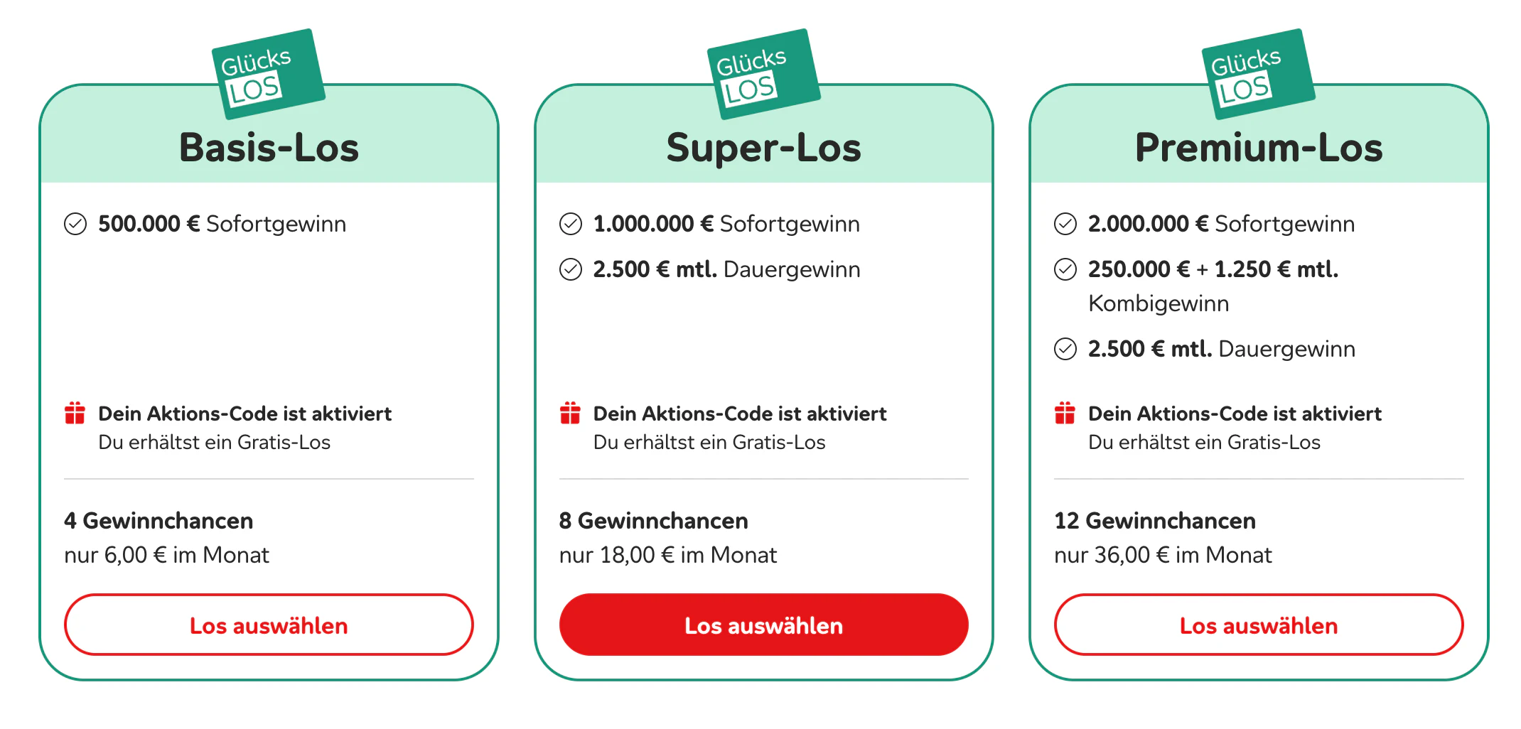 Aktion Mensch mit Gutschein zum Black Friday gratis Los sichern