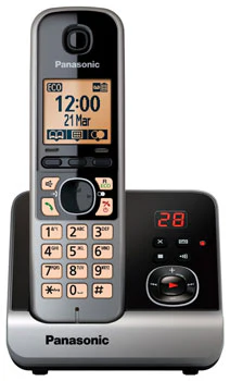 Panasonic KX-TG 6721 für 26€ - Schnurlostelefon mit Anrufbeantworter