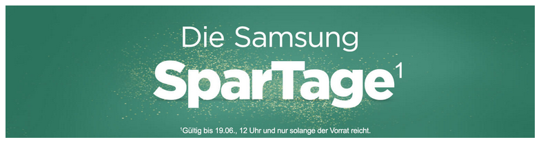 Bis zu 17% Rabatt auf Samsung Großgeräte - Spartage bei AO