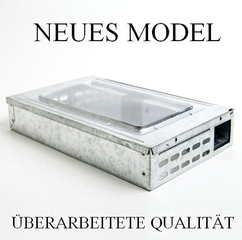 HUX EYE® Mausefalle Lebendfalle Multicatch Metall MAF5003