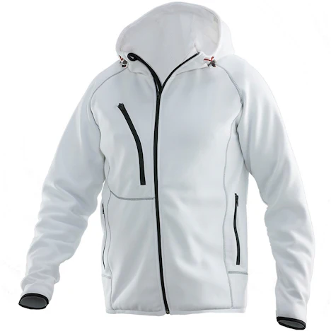 Jobman Hoodie, 1 Stück, S, weiß, 515253-1000-4