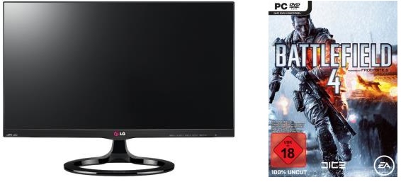 LG 27EA73LM-P - LED Monitor + Battlefield 4 oder 1 bzw. 2 anderen Top-Spielen für 229€