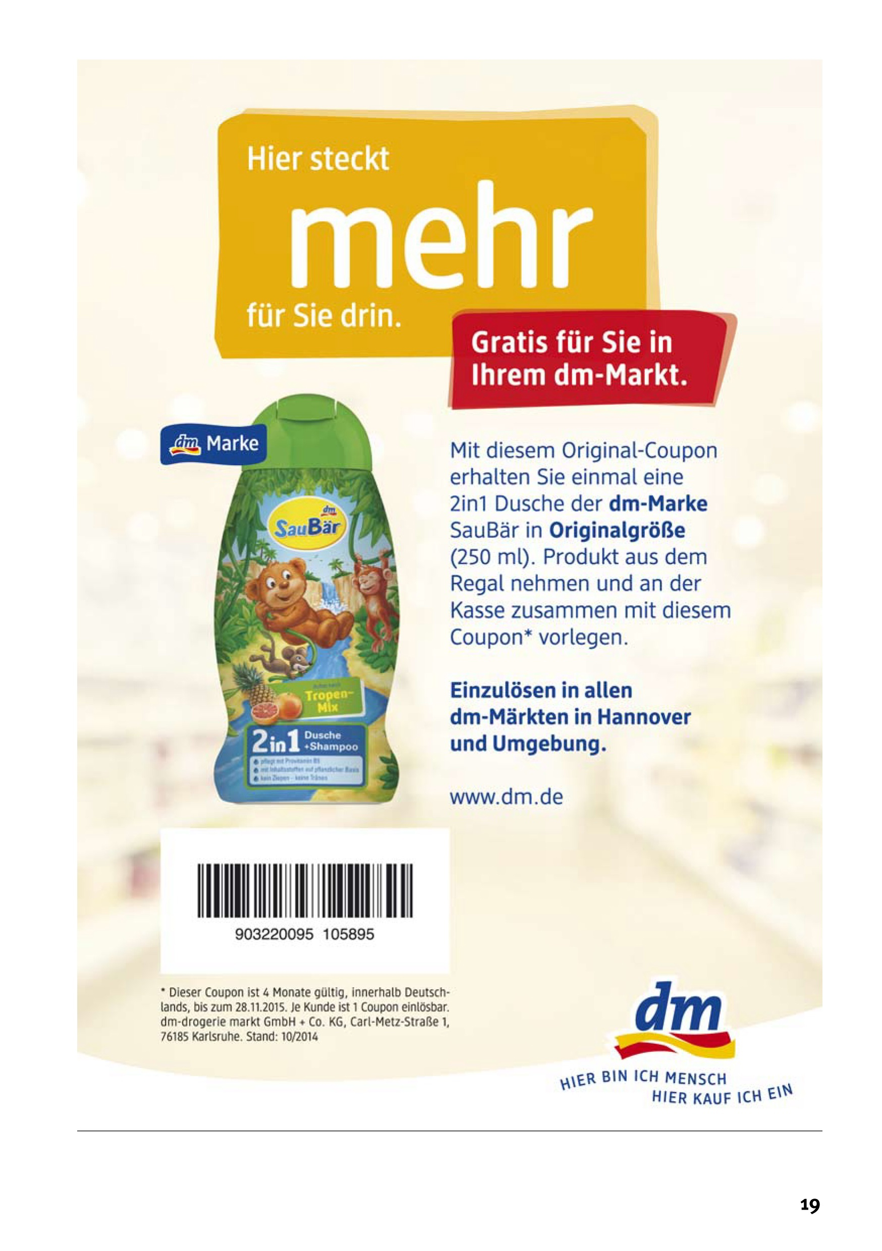 Top 10 Drogerie-Schnäppchen der KW 44 - z. B. kostenloser Einkauf bei DM mit 7 Produkten