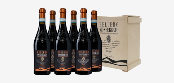 Piemont Bellero Monferrato für 45€ - italienischer Rotwein, Eichenfass-Reifung, prämiert