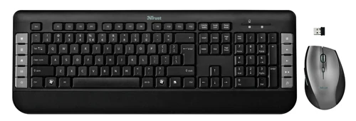 Trust Tecla für 15€ - kabellose Tastatur und Maus - 12 Uhr