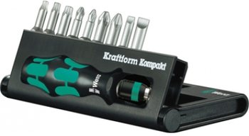Wera Kraftform Kompakt (056653) - 10-teiliges Bit-Set für 13€