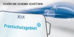 Kostenlose Eisschutzfolie für die Windschutzscheibe von Kia