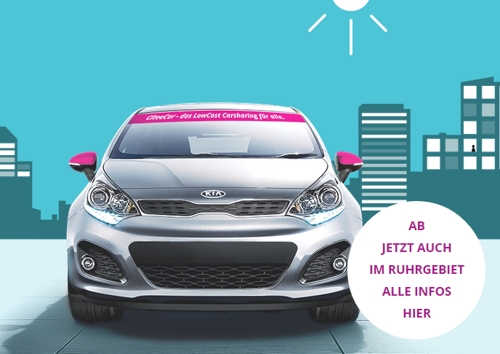 Kostenlose Anmeldung bei CiteeCar (Carsharing)