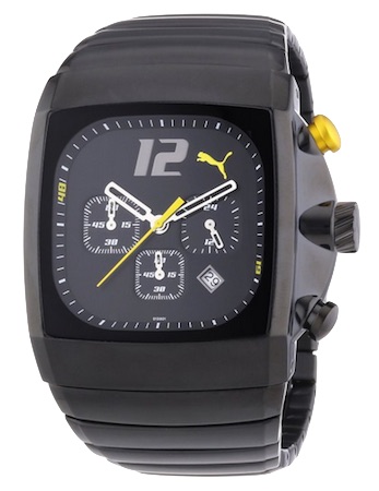 Puma Charger für 38€ - sportlicher Herren-Chronograph aus Edelstahl mit Stoppuhr-Funktion
