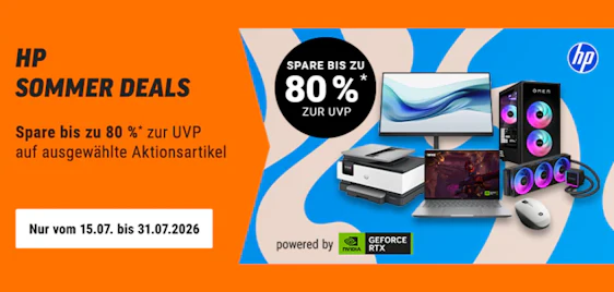 HP Sommer Deals bei Notebooksbilliger - z.B. wiederaufladbare Maus für 25€