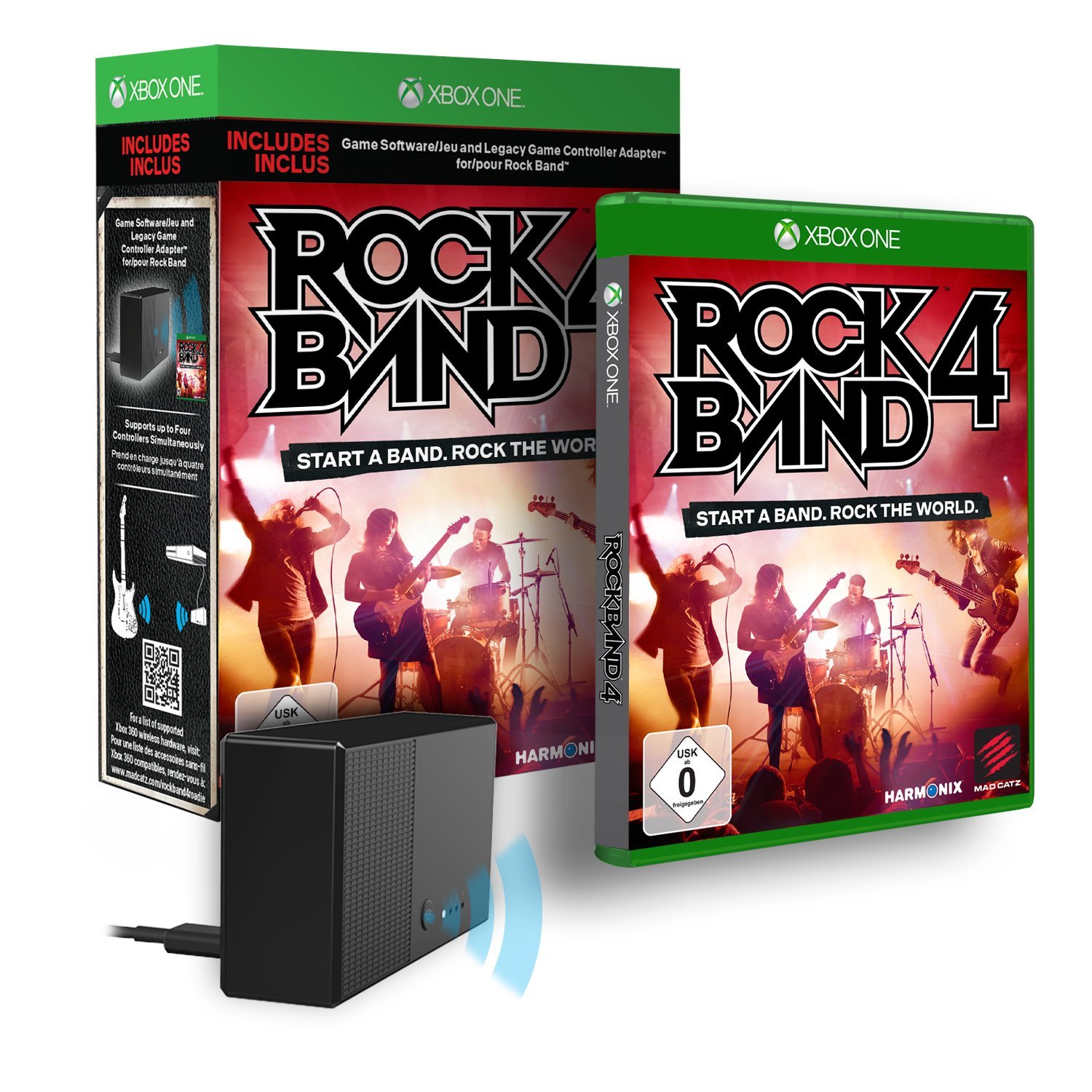 Rock Band 4 für 40€ – inkl. Adapter für kabellose Instrumente – für Xbox One