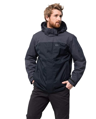 Jack Wolfskin Herren Echo Lake Men 3-in-1-jackewasserdicht Winddicht Atmungsaktiv 3in1-jacke
