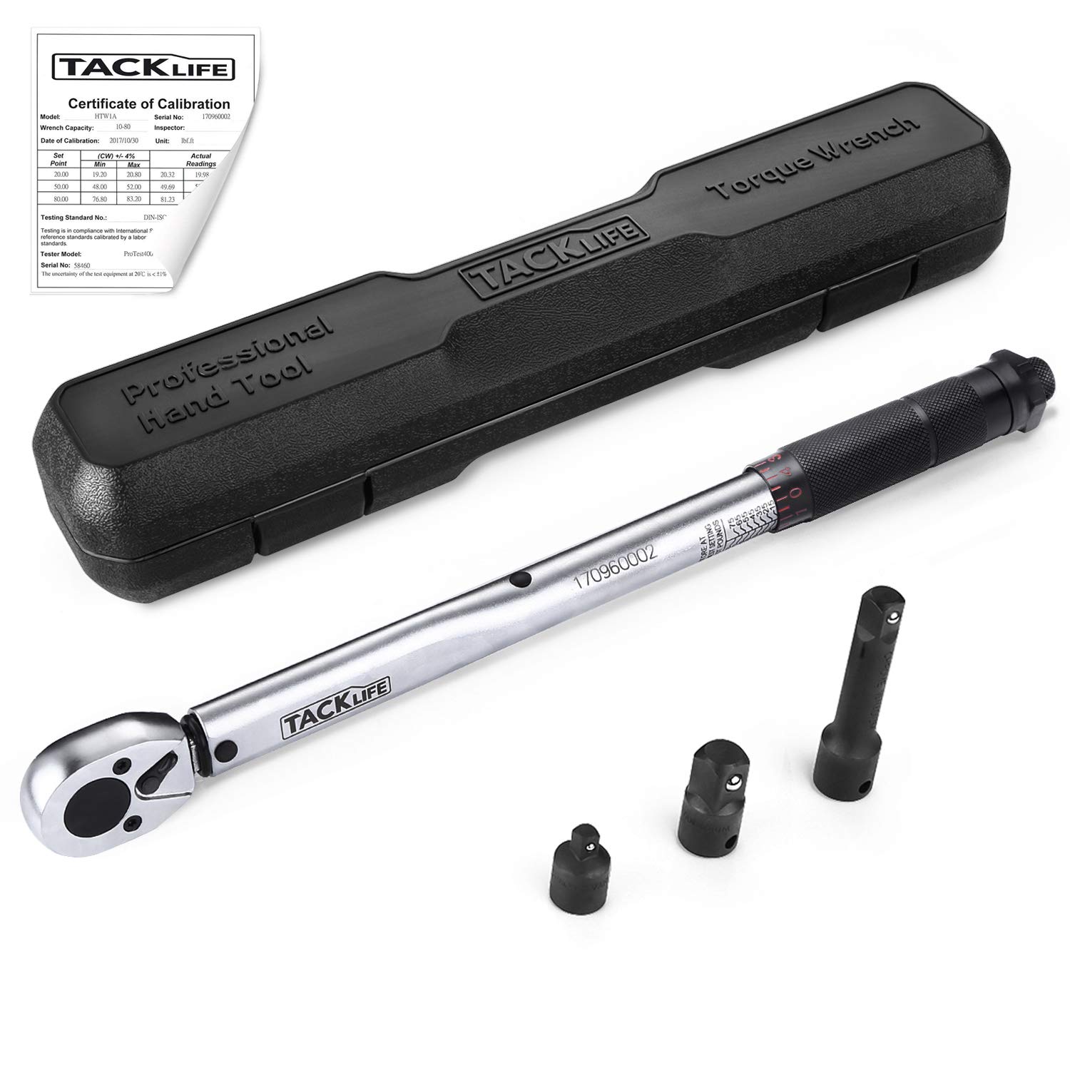 3/8" Drehmomentschlüssel,  kalibriert 3/8,mit 1/4 1/2 Adapter