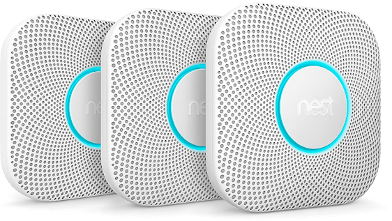 Nest Protect S3006BWDE 3er-Pack (2. Generation) für 275€ - CO-Melder mit 30 m² Erfassungsbereich