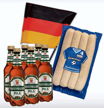 6 Flaschen Bier, 4 Würstchen und Autofahne für 1,99€ bei Lidl + BILD Zeitung von Freitag