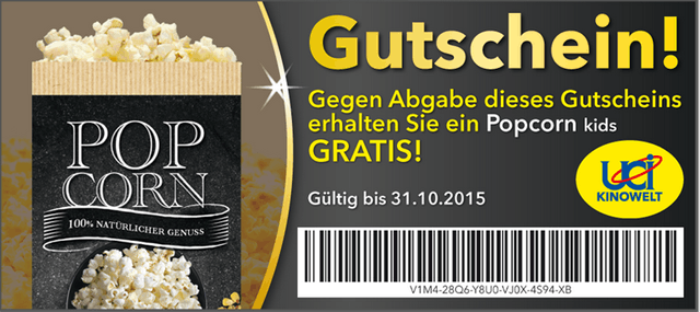 Gratispopcorn fuer umfrage