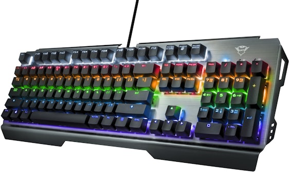 Trust GXT 877 Scarr für 52€ - Mechanische Gaming-Tastatur mir RGB-Beleuchtung, B-Ware