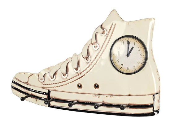 HAKU Möbel 89305 Wandgarderobe, Metall, creme, 8 x 50 x 32 cm