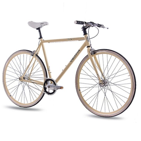 28" Zoll FIXIE RENNRAD FAHRRAD CHRISSON FG FLAT 1.0 FIXED GEAR SINGLE SPEED creme ivory coast