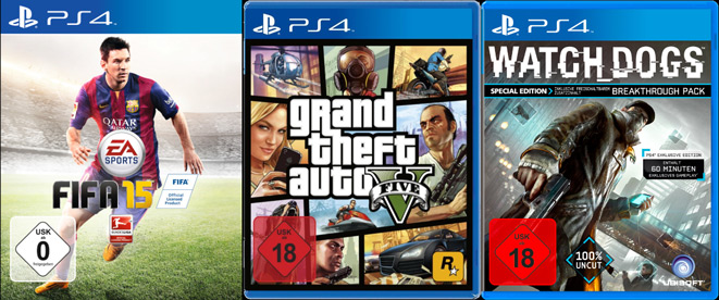 3-für2- Aktion bei Media Markt - auch für PS4 und Xbox One Games