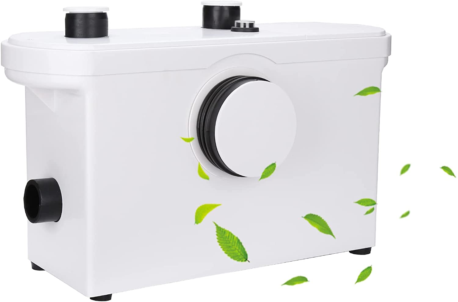Clanmacy 600W Hebeanlage Abwasserpumpe mit integriertem Rückschlagventil, 140L/min , 3/1 Fäkalienpumpe 