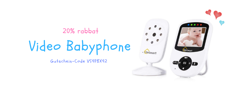 Drahtlos Video Babyphone mit Nachtsicht Temperaturüberwachung und Timer-Einstellung Funktionen 