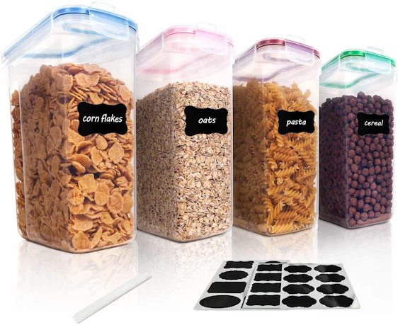 Vtopmart 4L Große Vorratsdosen Set