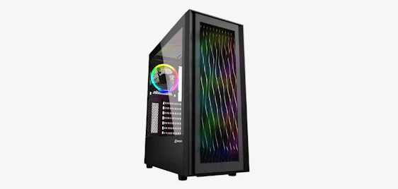 Starkes Setup! 🖥️ Sharkoon RGB Wave ATX Gaming-Gehäuse für 69€ 💡