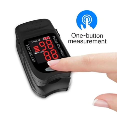 Hamswan FS-10A Puls-Oximeter mit 50% Rabatt / LED Farbdisplay, Pulsmessung, Sauerstoffmessung